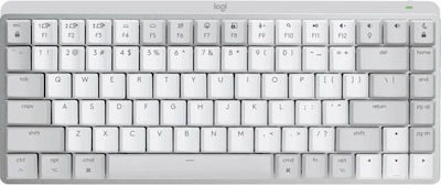 Logitech MX Mechanical Mini Kabellos Nur Tastatur Englisch US Pale Gray