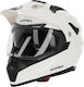 Acerbis Flip FS-606 White Κράνος Μηχανής On-Off με Sunvisor