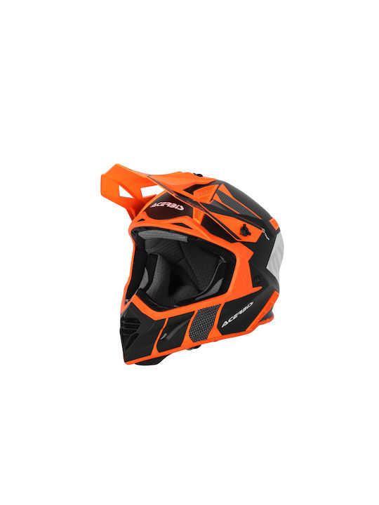 Acerbis X-Track Motocross Helmet ECE 22.06 Orange Fluo/Black