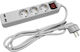 Entac ESE1.5G3-1.5-SW-USB Power Strip 3 Positions with 2 USB-A, Switch and Cable 1.5m