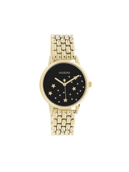 Oozoo Timepieces Uhr mit Gold Metallarmband