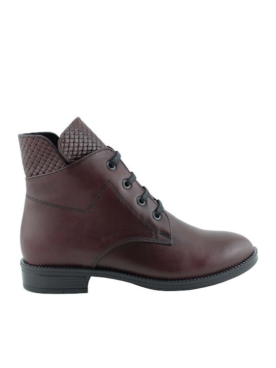 Act Women's Ankle Boots Burgundy