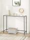 Metal Console Table Black L100.5xW35.6xH80cm