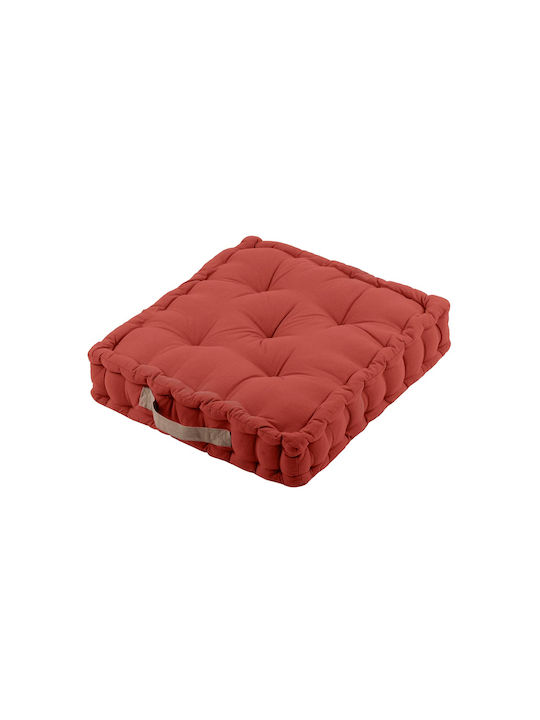 Bodenkissen S-F Duo Aus 100% Baumwolle Terrakot...