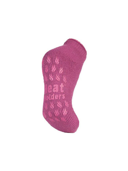 Heat Holders Women's Socks - Socks Ladies Ankle Slipper - Pink - 80020-2077