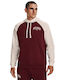 Rival WM Colorblock Sweatshirt mit Kapuze Red/Beige