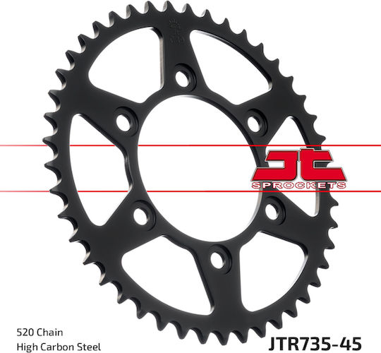 JT Sprockets Hinteres Ritzel 45 Zähne für Ducati Monster