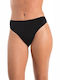 A.A UNDERWEAR Tai Bamboo 3 Femei Alunecare 3Pack fără cusături Negre