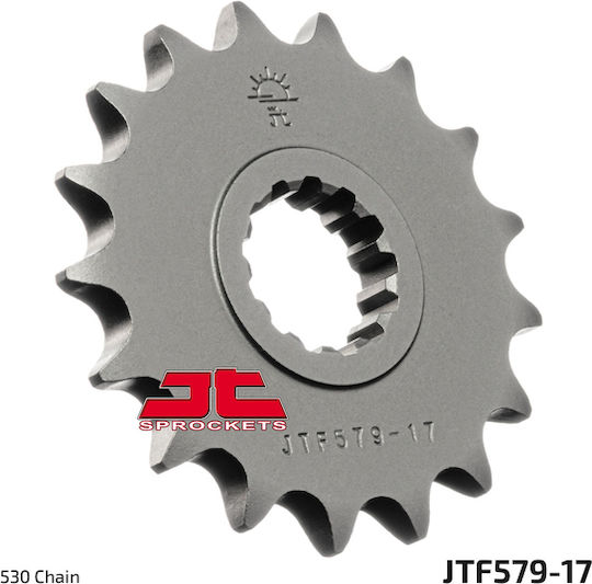 JT Sprockets Γρανάζι Μπροστά 17 Δοντιών για Yamaha FZ1 Fazer / XJR / YZF-R1