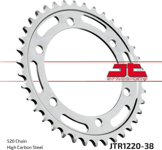 JT Sprockets Заден зъбен колело 38 Зъби за Honda CBR 250 / CBR 300