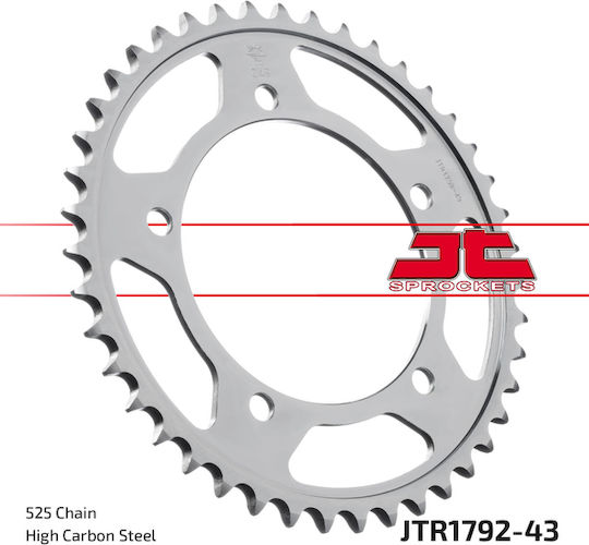 JT Sprockets Hinteres Ritzel 43 Zähne für Suzuki V-Strom 650