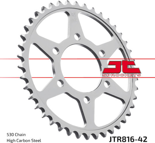 JT Sprockets Заден зъбен колело 42 Зъби за Suzuki GSF 1200 Бандит