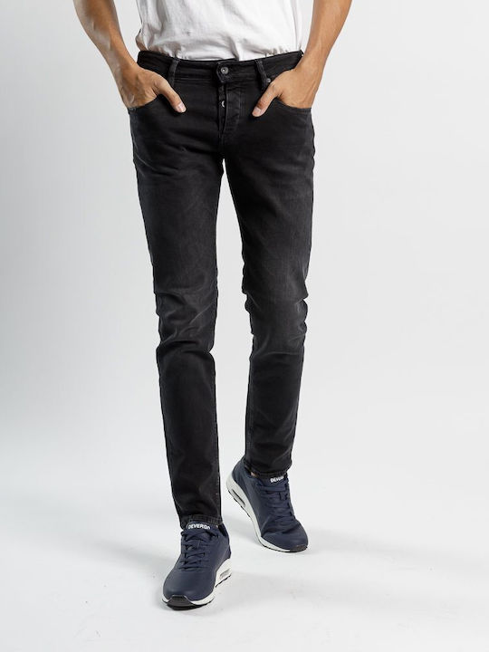 Devergo Dylan Men's Jeans Pants Black