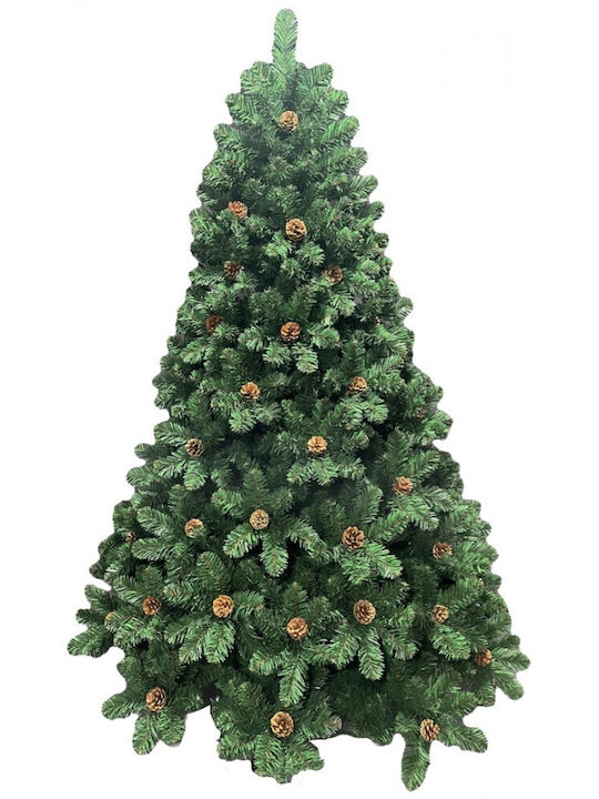 Christmas Tree Forest with Pinecones 240cm with 1500 Branches
