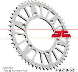 JT Sprockets Hinteres Ritzel 52 Zähne für Honda CR 125 / XR