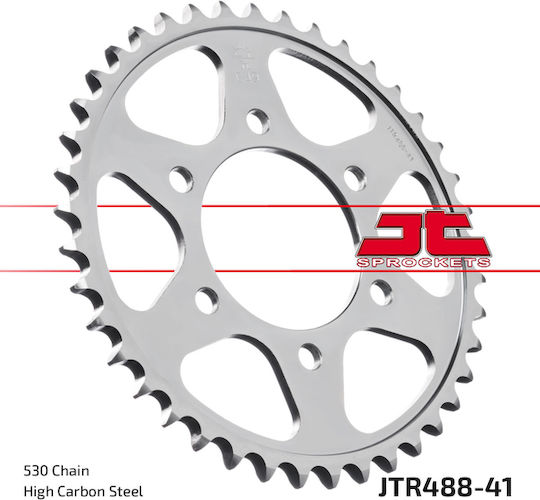 JT Sprockets Γρανάζι Πίσω 41 Δοντιών για Kawasaki ZX-9R Ninja