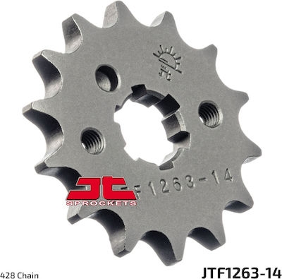 JT Sprockets Vorderes Ritzel 15 Zähne für Yamaha Z 125