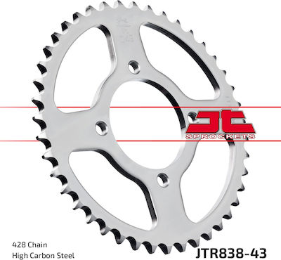 JT Sprockets Hinteres Ritzel 43 Zähne für Yamaha Z 125