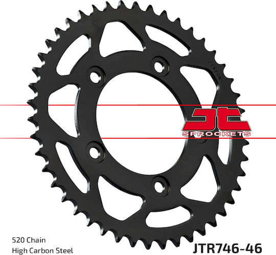 JT Sprockets Γρανάζι Πίσω 46 Δοντιών για Ducati Monster