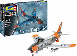 Revell F-86D Dog Sabre Figurină de Modelism Avion 103 Piese la Scară 1:48 Revell F-86D Dog Sabre Figurină de Modelism Avion 103 Piese la Scară 1:48