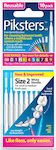 Piksters Regular Interdental Brushes with Handle White 10pcs