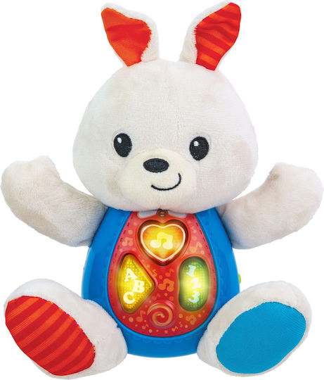 Winfun Animal Bouncy Bunny made of Fabric with Music for 3++ Months