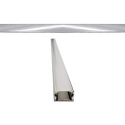 Redled Mini Εξωτερικό Προφίλ Αλουμινίου Ταινίας LED με Οπάλ Κάλυμμα 200x1.3x0.7εκ.