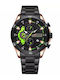 Curren Men's Watch 47mm Chronograph Battery with Metal Bracelet Black / Rose Gold