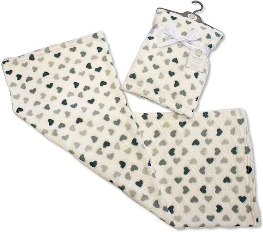 Babytown Pătură Pepinieră Swaddling Pături Hearts 75x100cm
