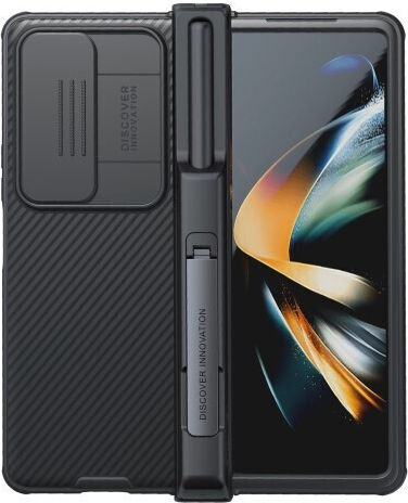 Nillkin CamShield Back Cover Plastic / Silicone Black (Galaxy Z Fold4)