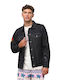 Jachetă Denim Negru