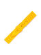 Rubber Strap Yellow 22mm