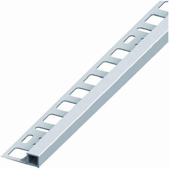 Alfer Aluminium Προφίλ Αλουμινίου για Πλακίδια 100x1.95x1εκ.