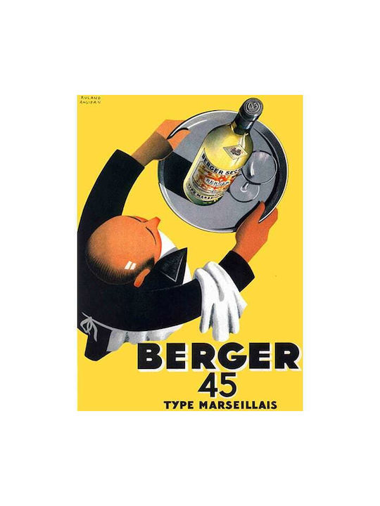 Berger45 Poster - 30cm x 40cm - Illustration 250g