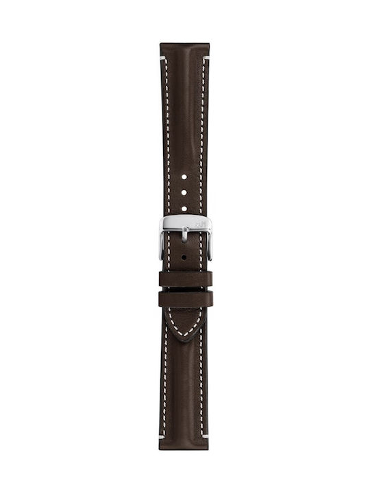 Morellato Linea Leather Strap Brown 20mm