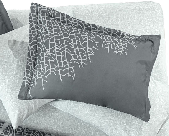 Guy Laroche Diaz Kissenbezug-Set Oxford Aqua Grey 50x70cm.