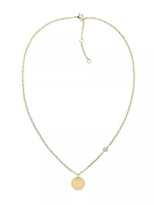 Tommy Hilfiger Charm aus Vergoldet Stahl mit Zirkon