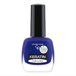 Golden Rose Keratin Glitter Βερνίκι Νυχιών Μπλε...