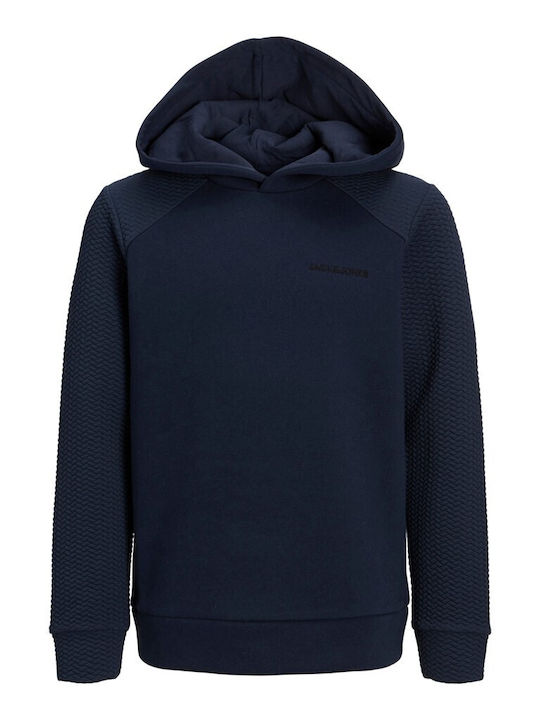 Jack & Jones Kinder Sweatshirt mit Kapuze Blau