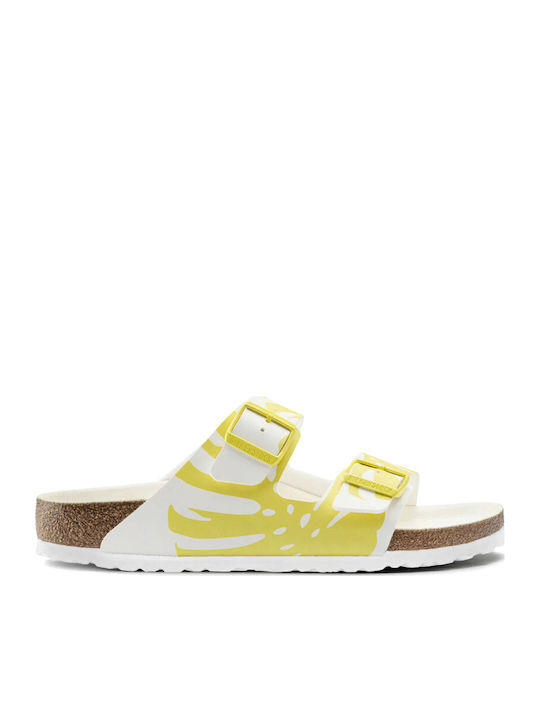 Birkenstock Arizona Γυναικεία Σανδάλια White/Li...