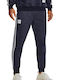 Essential Sweatpants with Elastic Navy Blue