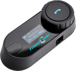 FreedConn T-COM SC Sistem de comunicare pentru motociclete cu un singur căști cu Bluetooth