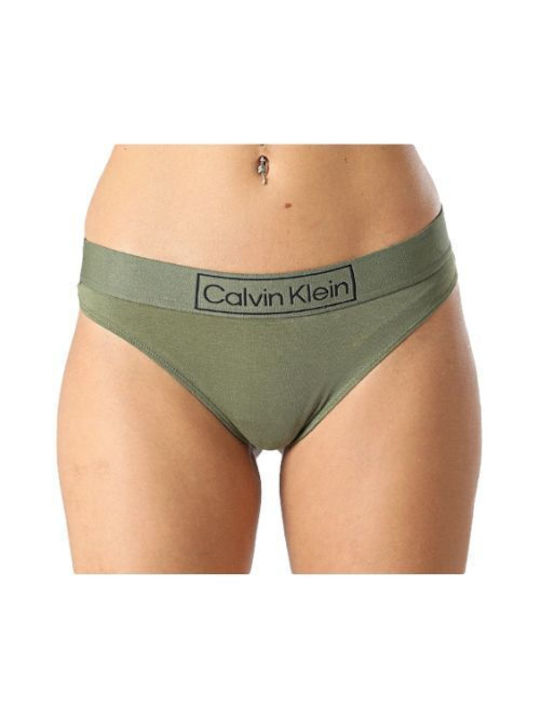 Calvin Klein Damen Zeichenfolge Khaki
