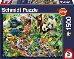 Ζώα Puzzle 2D 1500 Pieces