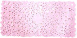 Dimitracas Fiore Pal Colors Bathtub Mat with Suction Cups Pink 34x74cm