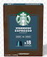 Starbucks Capsule Espresso Roast Compatibile cu Mașina Nespresso 18capace