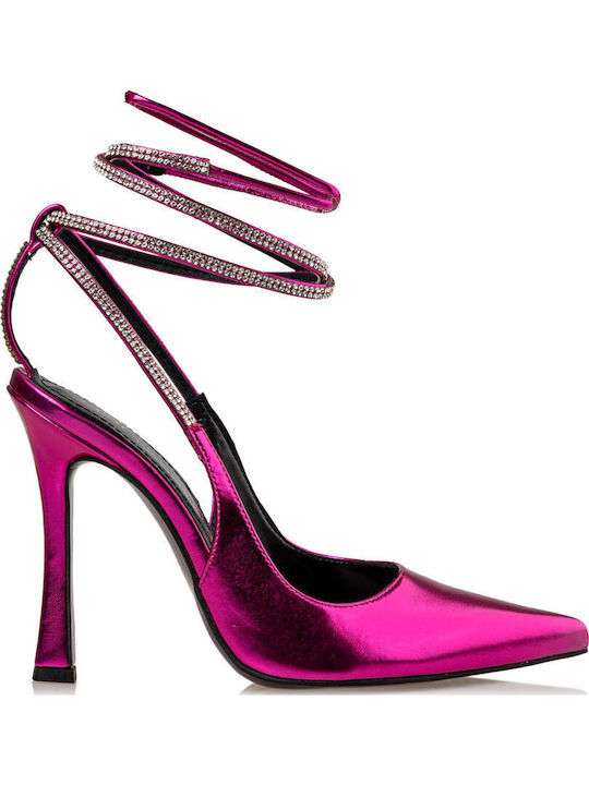 Envie Shoes Μυτερές Γόβες με Τακούνι Στιλέτο Φούξια