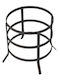 0035 Metallisch Korb Holzlagerung 27x27x30cm