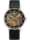 Zeppelin Princess of the Sky Damen Uhr Automatisch mit Schwarz Lederarmband