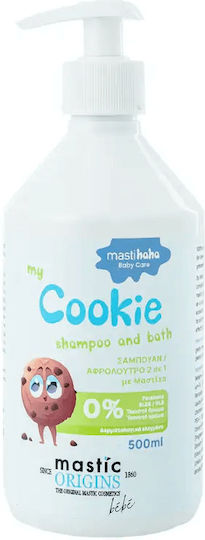 Mastic Origins 2 σε 1 Σαμπουάν & Αφρόλουτρο My Cookie 500ml με Αντλία